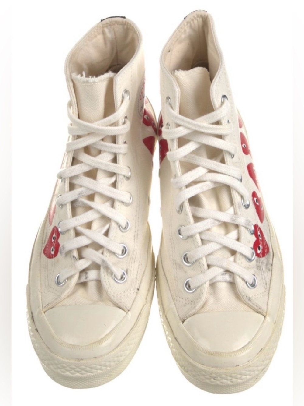 Comme des Garçons Play x Converse Canvas High Top Sneakers